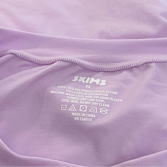 Skims Fits Everybody long sleeve t-shirt  Sugar Plum 2X (XXL) - Picture 4 of 4